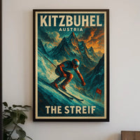 Kitzbühel, Austria The Streif Poster
