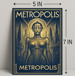 Metropolis  Art Deco Futurism Poster PosterGoat