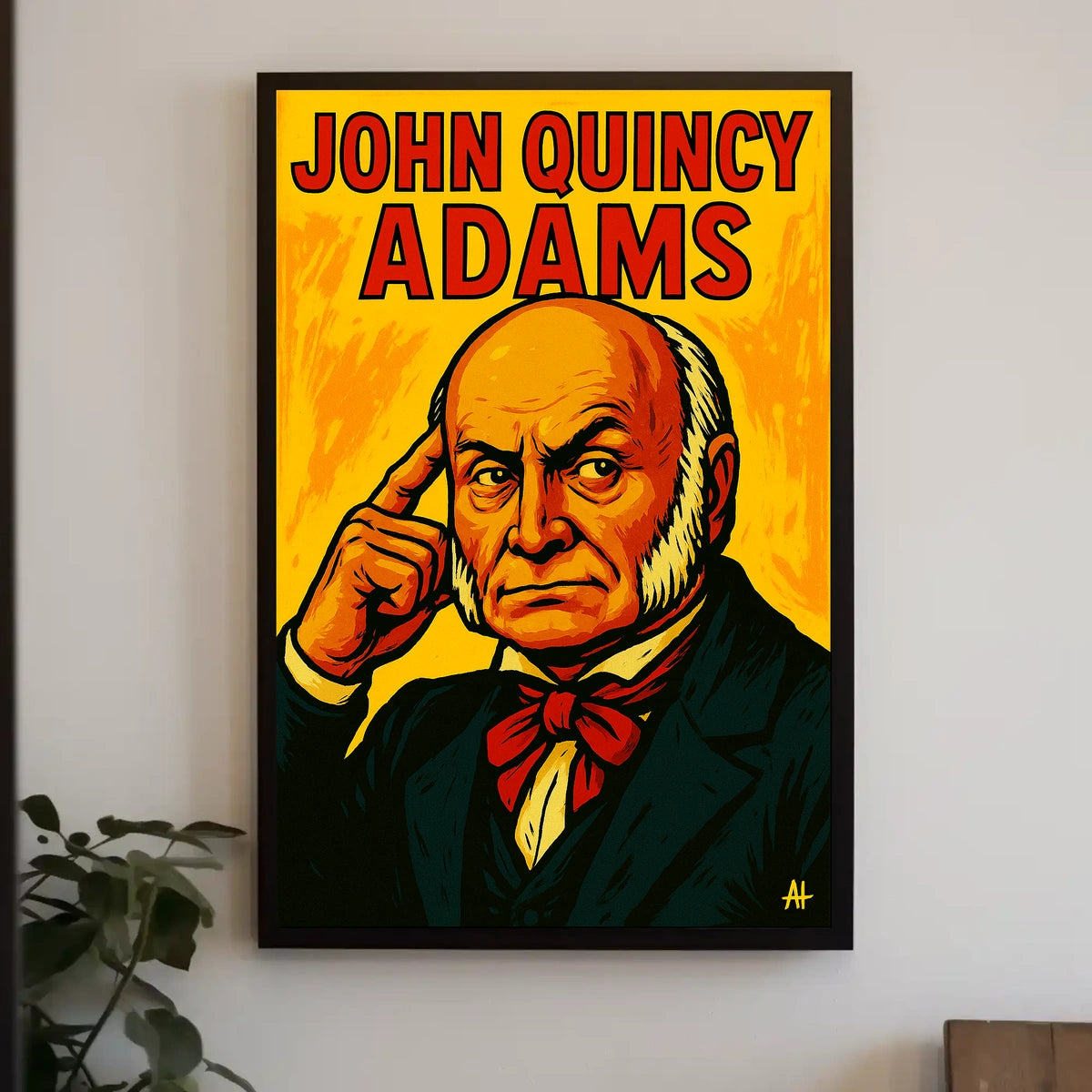 John Quincy Adams Classic Heritage Poster