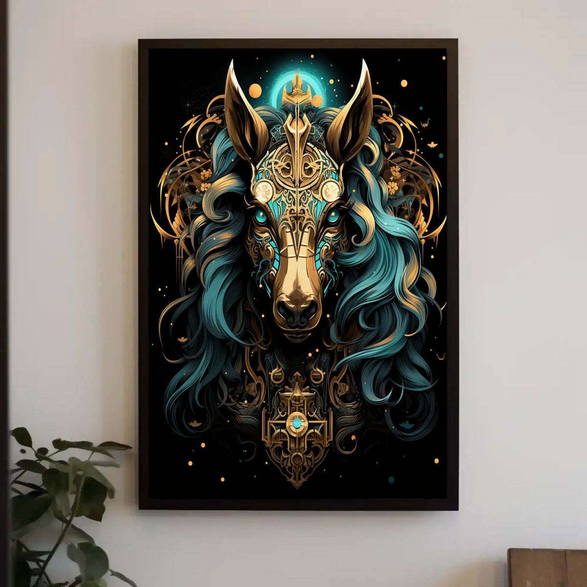 Celestial Equine Majesty Poster
