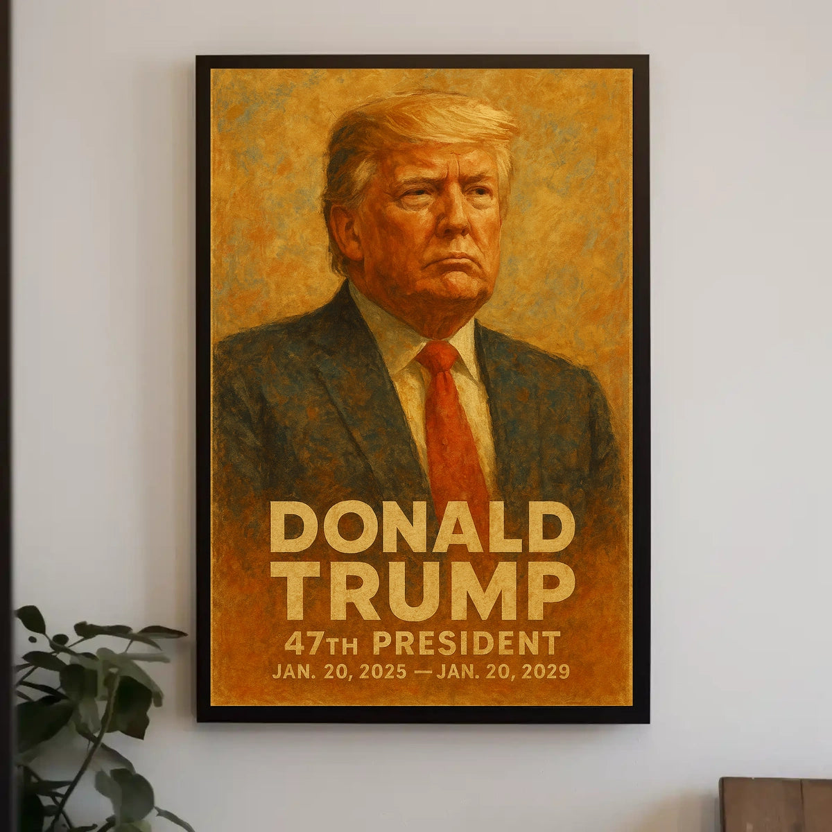 Donald Trump Vanguard Nation Digital Painting Poster