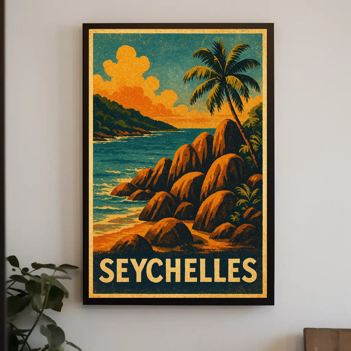 Seychelles Paradise Poster