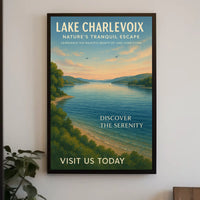 Lake Charlevoix NatureS Tranquil Poster
