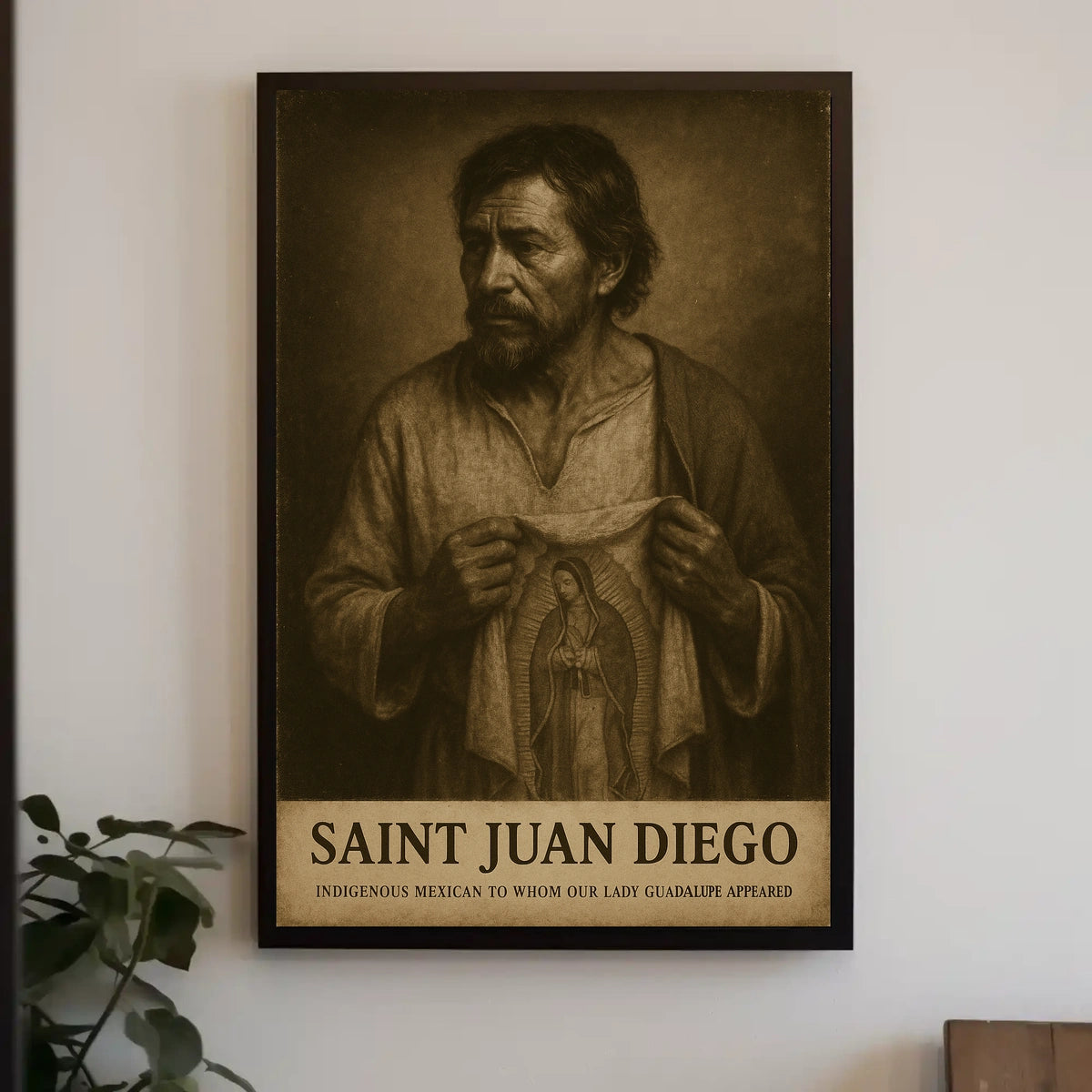 Saint Juan Diego Poster