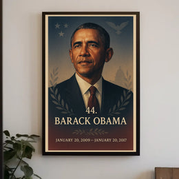 Obama Political Art: Presidential Legacy Poster
