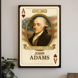 John Adams Second President History Print Legacy Poster