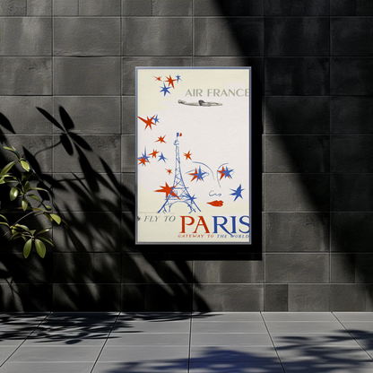 Fly to Paris Air France Gateway Poster
