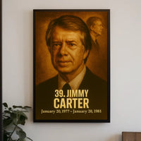 Jimmy Carter 39Th President Poster