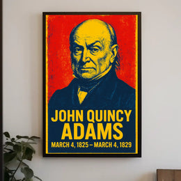 John Quincy Adams Presidential Term Poster