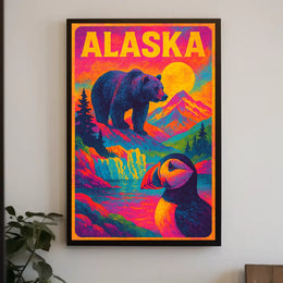 Alaska Wildlife Wonders Poster