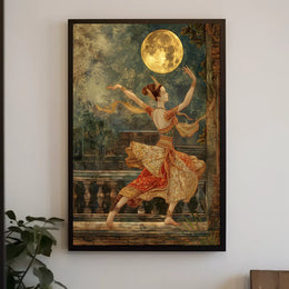 Vintage Victorian Era Fashion Illustration Poster