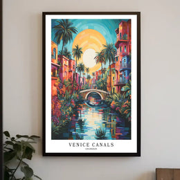 Venice Canals Los Angeles Poster