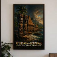PuUhonua O Hōnaunau Place Of Refuge Poster