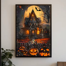 Haunted Halloween Night Poster