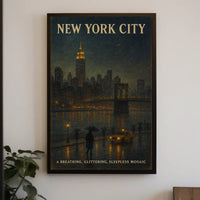 New York City A Sleepless Mosaic Poster