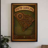 South Carolina A Steampunk Tribute Poster