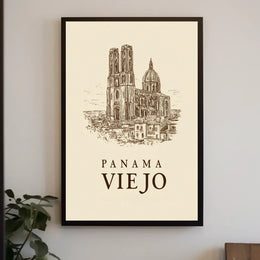 Panama Viejo Poster