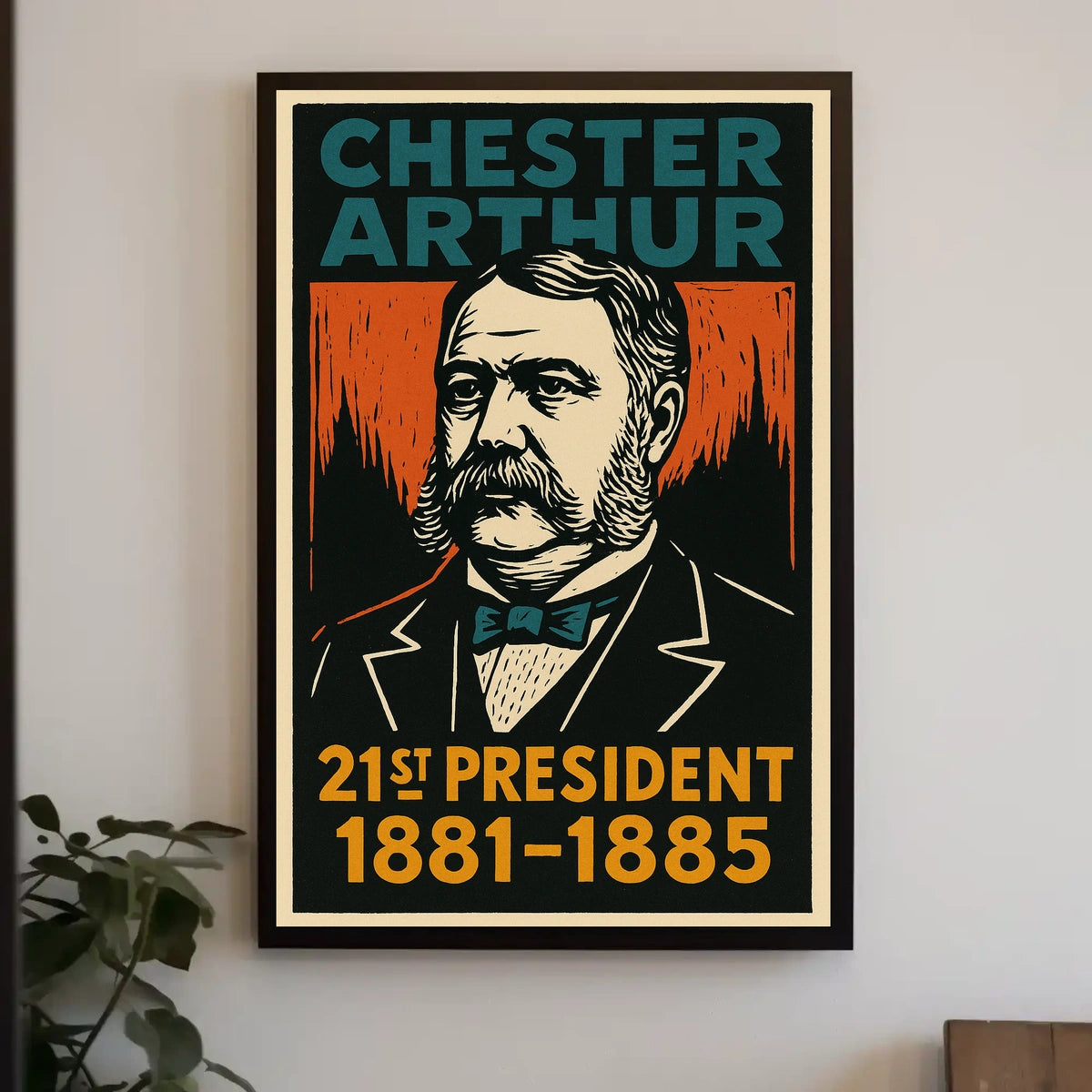 Chester Arthur 21st President Poster