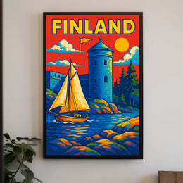 Finland Scenic Poster