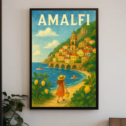 Amalfi Coast Dream Poster