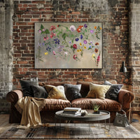 Floral Symphony: An Artistic Flower Poster