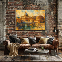Holy See Vatican City Travel Photography Realism Poster