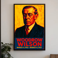 Woodrow Wilson Presidential Term Poster