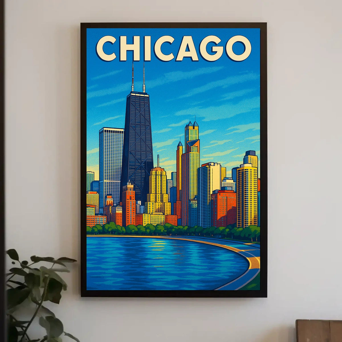 Chicago Skyline Poster