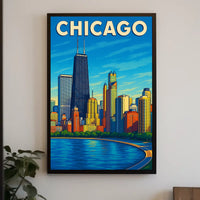 Chicago Skyline Poster