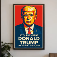 Donald Trump 47Th President Poster