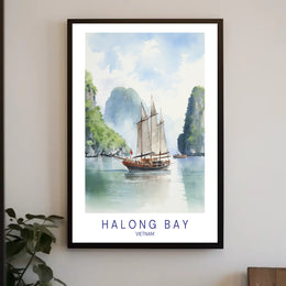 Halong Bay Serenity Travel Poster PosterGoat