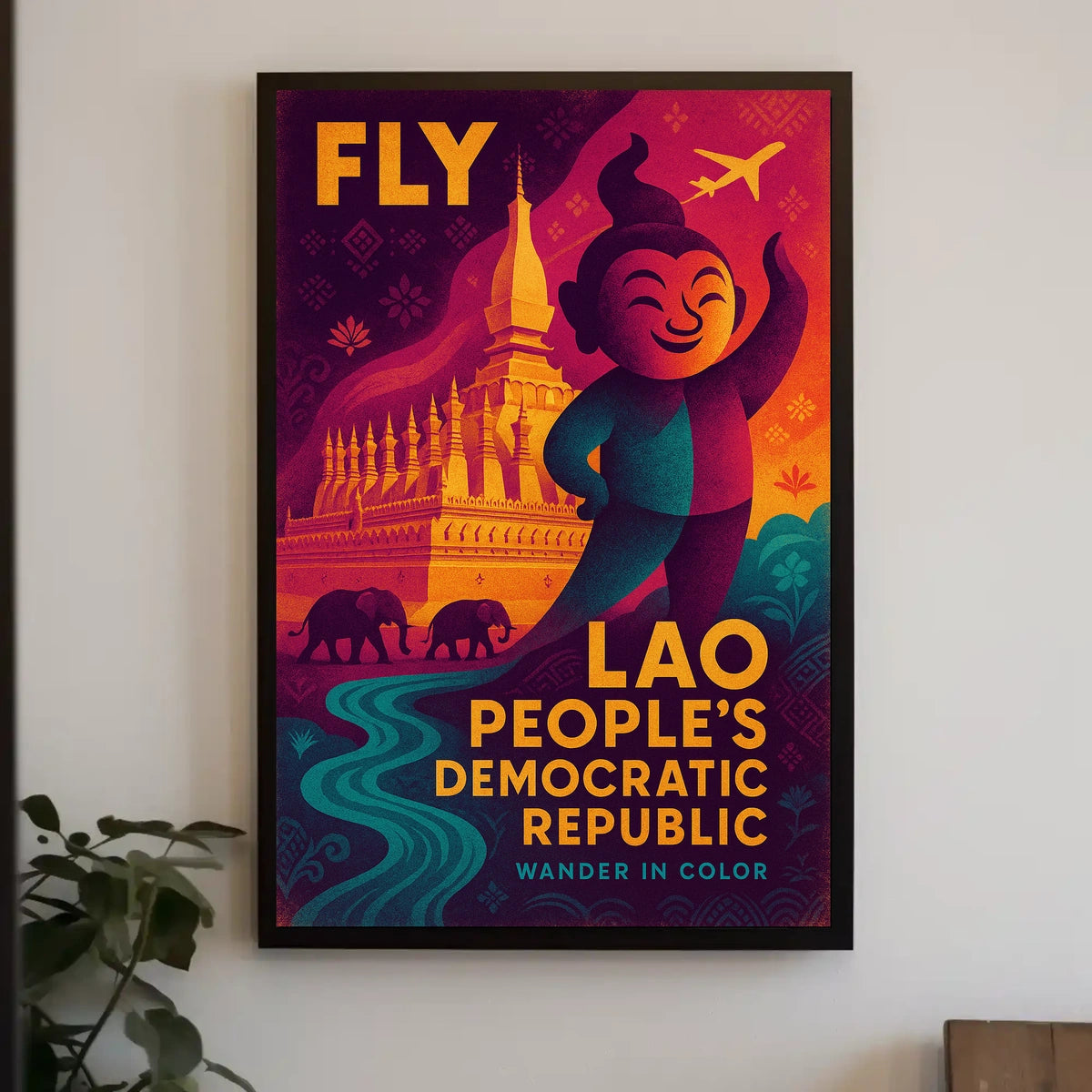 Explore the Lao Peoples Democratic Republic Poster