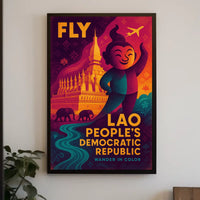 Explore the Lao Peoples Democratic Republic Poster