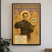 Saint John Bosco Poster PosterGoat