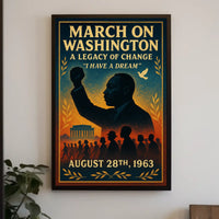 Historic March on Washington Commemorative Poster Art