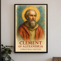 Clement of Alexandria Christmas Art Religious Heritage Poster