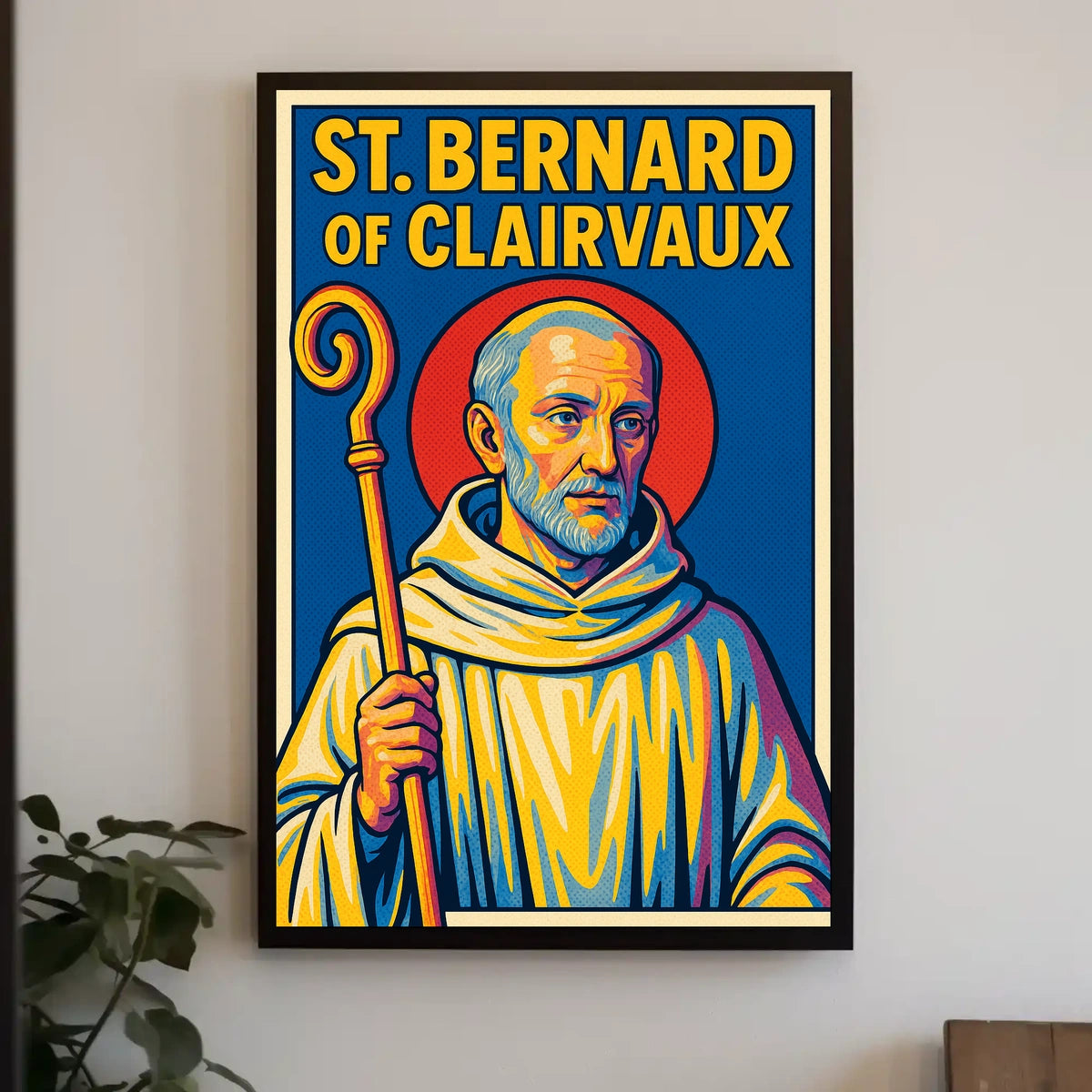 St. Bernard of Clairvaux Poster