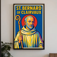 St. Bernard of Clairvaux Poster