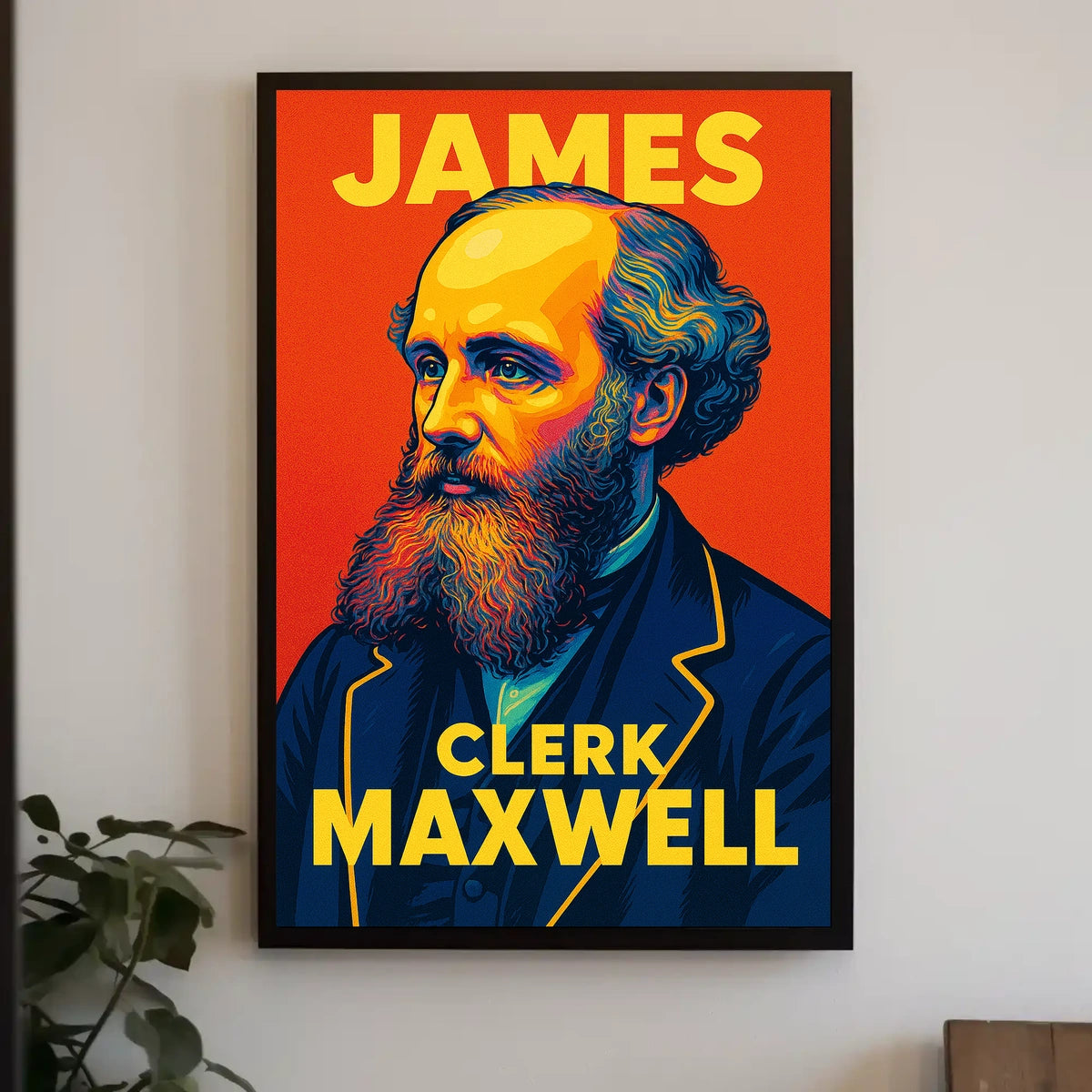 James Clerk Maxwell Poster