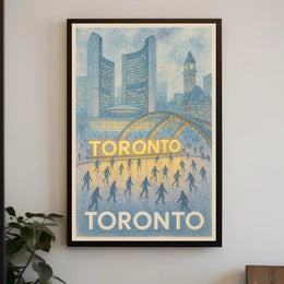 Winter in Toronto Poster