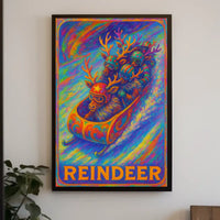 Reindeer Racing Adventure Poster
