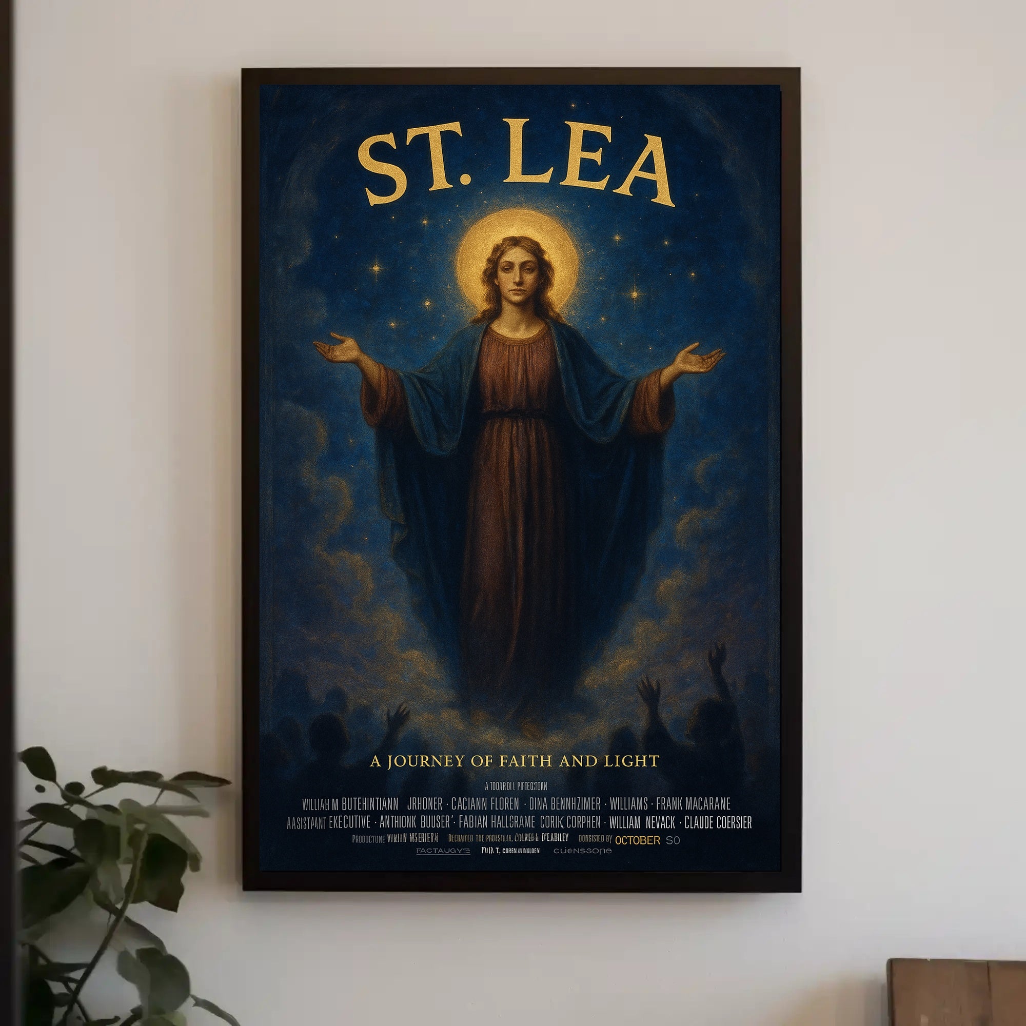 St. Lea A Journey Of Faith And Light Poster