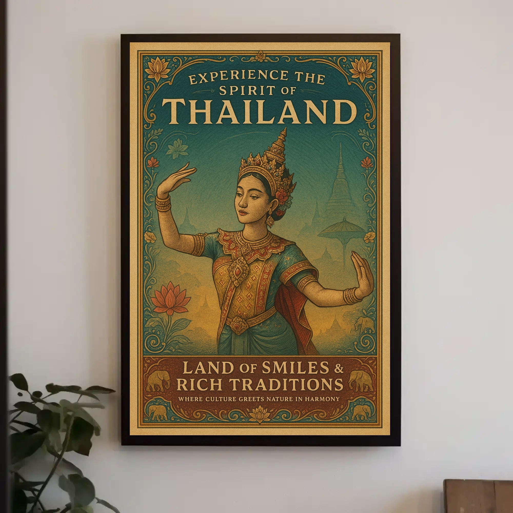 Thailand's Cultural Richness Travel Poster