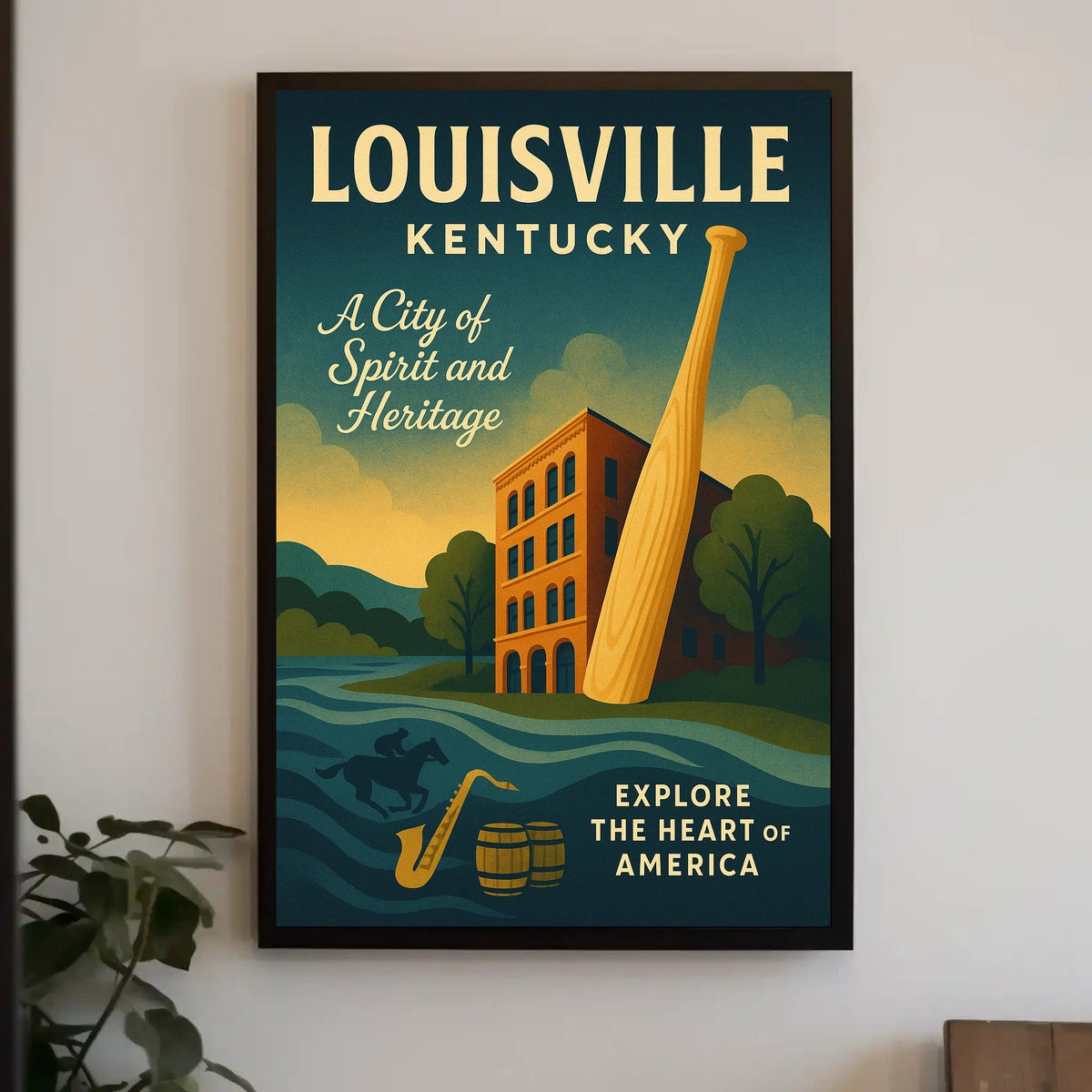 Explore Louisville, Kentucky Poster