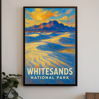 White Sands National Park Poster