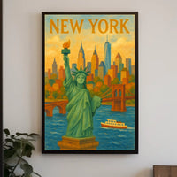 New York City Skyline Poster