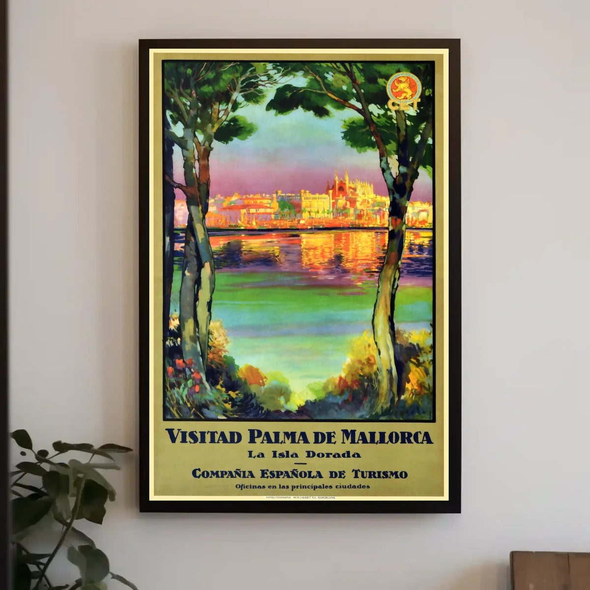 Visit Palma De Mallorca La Isla Dorada Poster