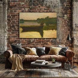 Serene Solitude: Impressionistic Tranquility Artistic Poster
