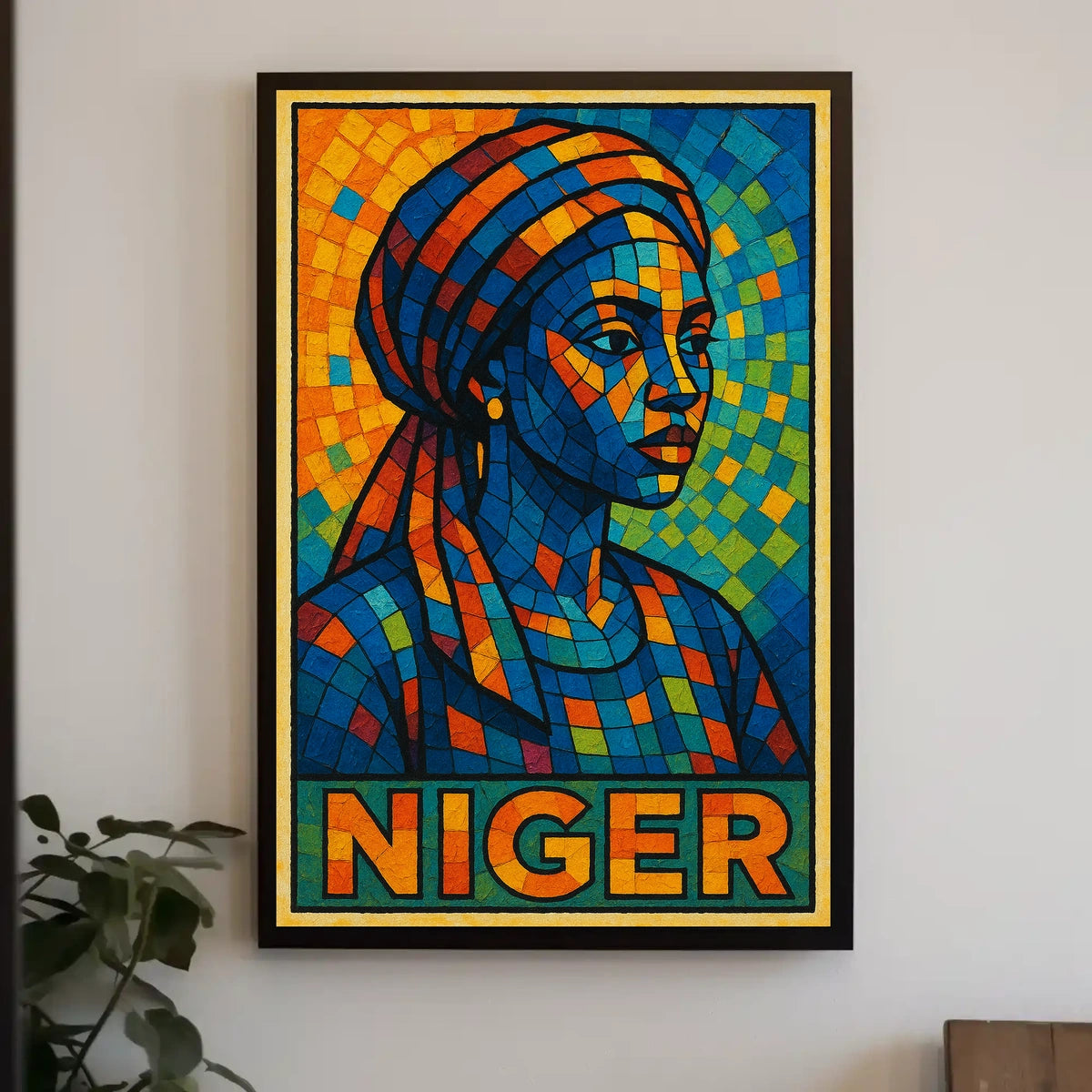 Vibrant Tribute to Niger Poster