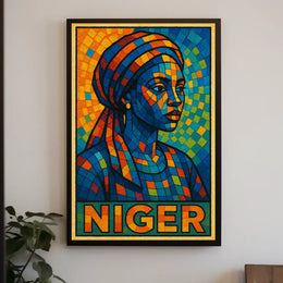 Vibrant Tribute to Niger Poster